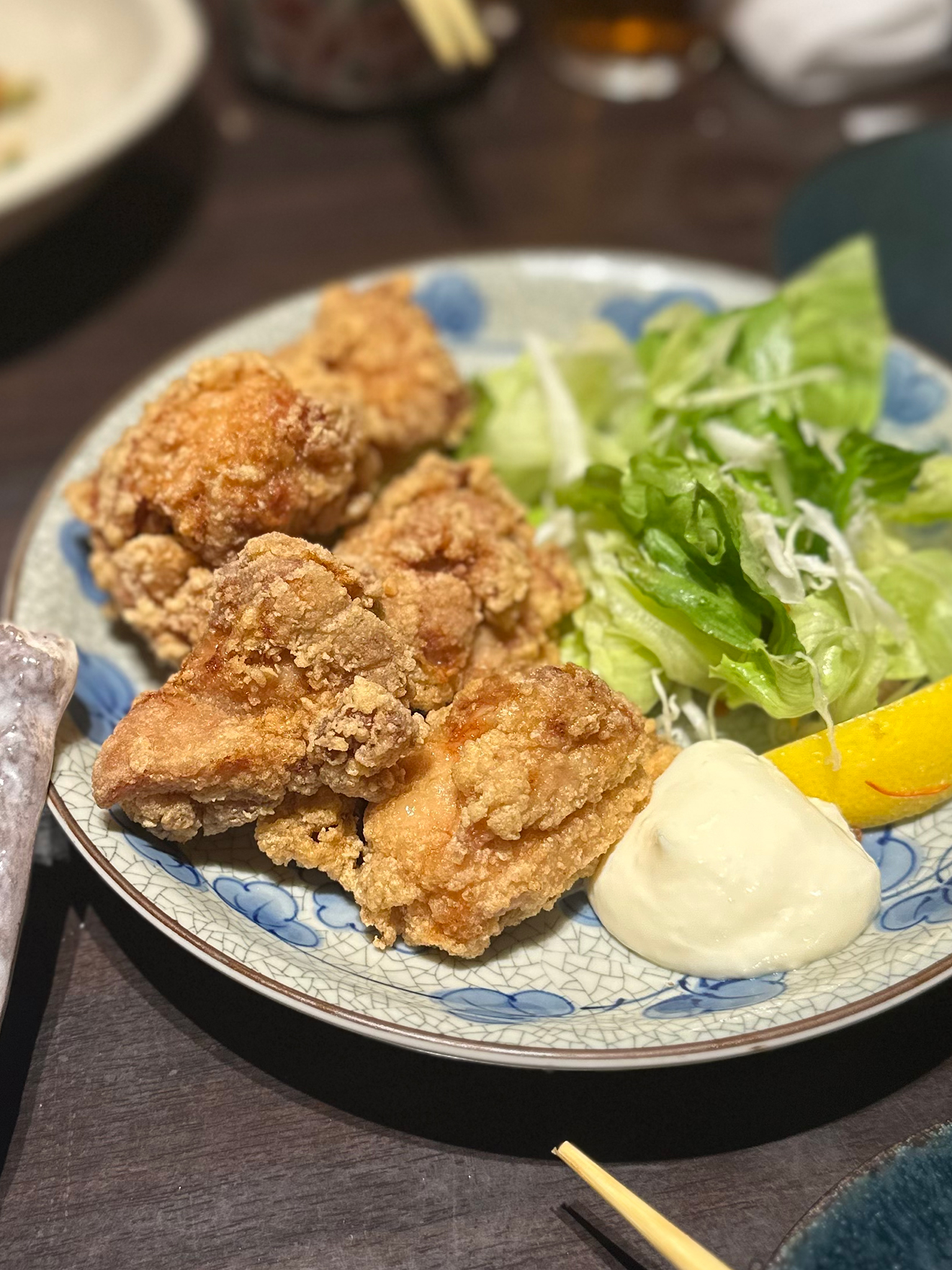 立川旬菜炭焼玉河の唐揚げ